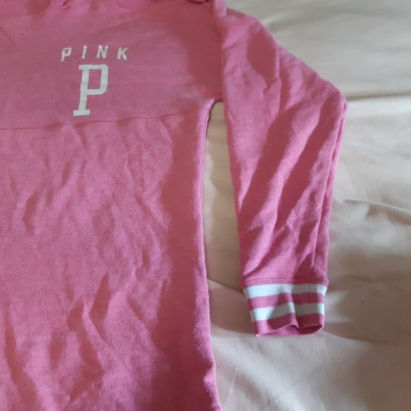 Pink and White PINK hoodie - Picture 3 of 4